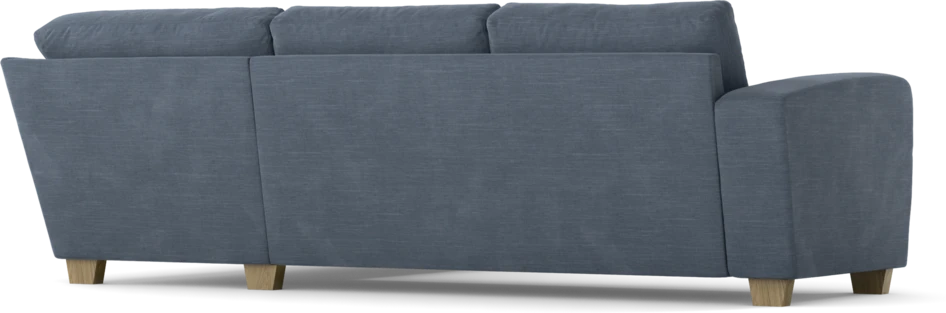 Friday - 2,5-sits soffa med divan höger - Blå