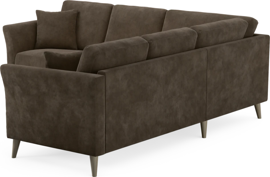 Eden - Hörnsoffa, 2+2-sits - Brun