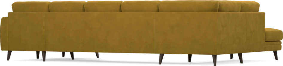 Eden - 3-sits soffa med divan vänster och schäslong höger - Gul