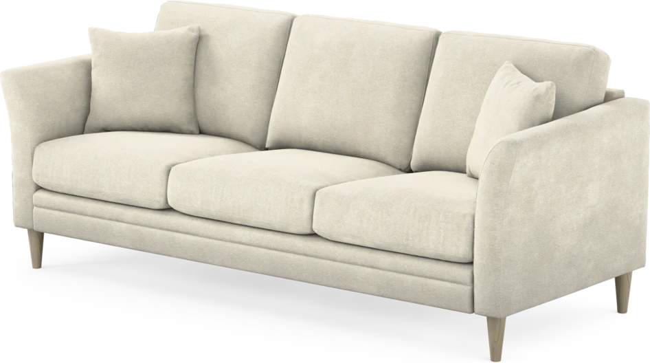Eden - 3-sits soffa - Vit