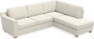 Friday - 2,5-sits soffa med divan höger - Vit
