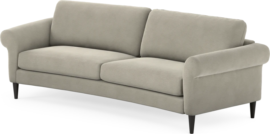Bridge - 3-sits soffa svängd - Brun