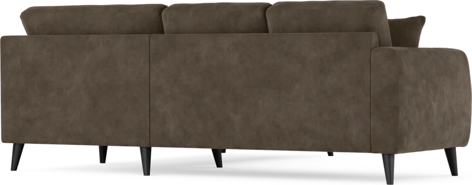 Eden - Hörnsoffa, 2+2-sits - Brun