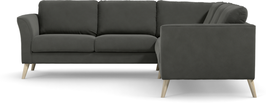 Bridge - Hörnsoffa, 2+2-sits - Grå