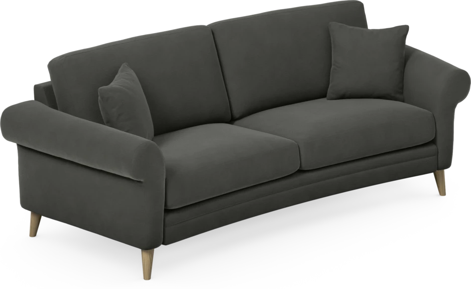 Eden - 2,5-sits soffa svängd - Grå