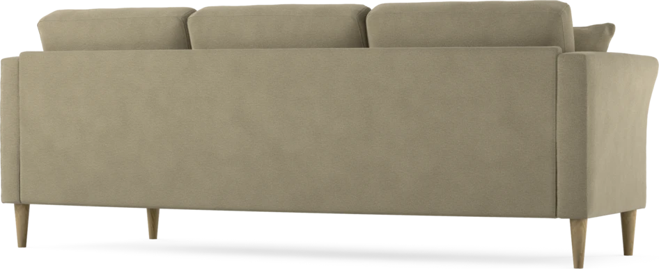 Eden - 3-sits soffa svängd - Beige