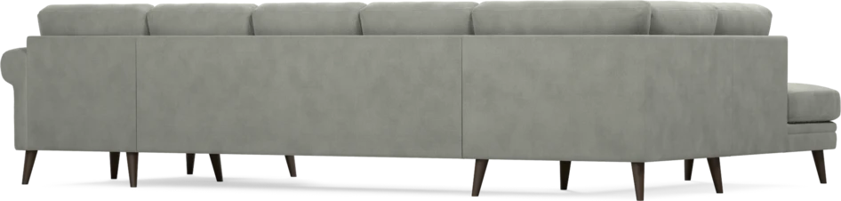 Eden - 3-sits soffa med divan vänster och schäslong höger - Grå