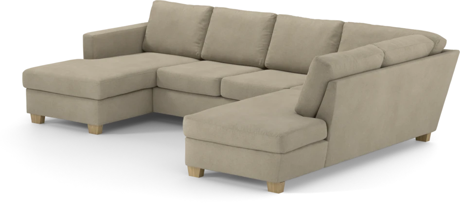 Friday - 3-sits soffa med schäslong vänster och divan höger - Beige