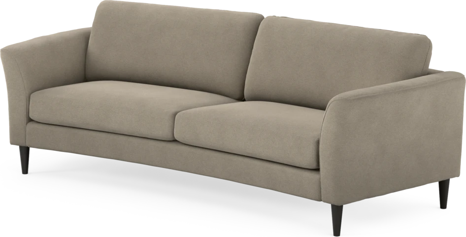 Bridge - 3-sits soffa svängd - Beige