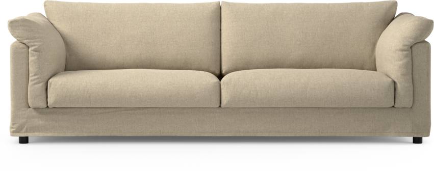 Cherrie - 4-sits soffa med kappa - Beige