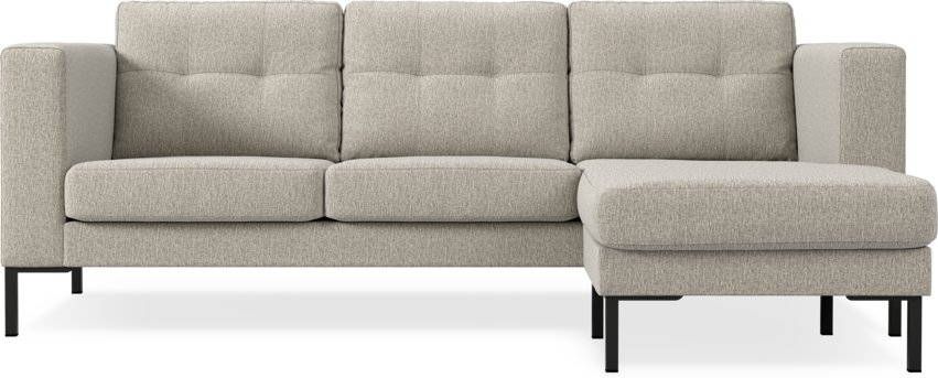Rio - 3-sits soffa med schäslong höger - Beige