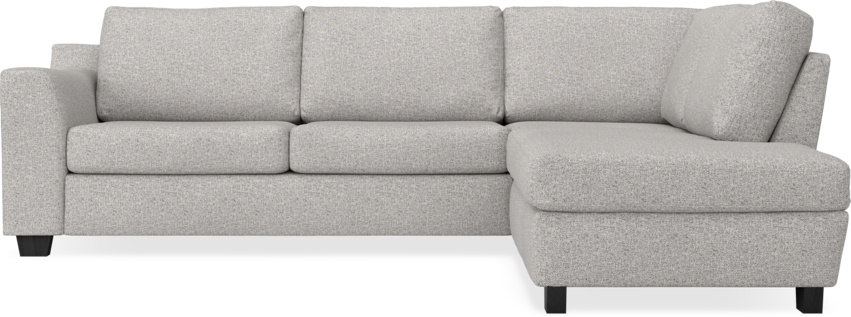 Friday - 2,5-sits soffa med divan höger - Vit