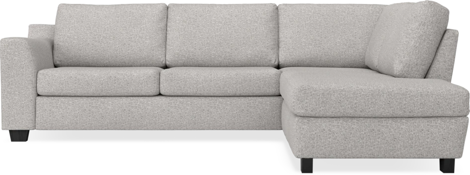 Friday - 2,5-sits soffa med divan höger - Vit