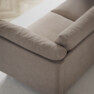 Cherrie - 3-sits soffa, fast klädsel - Beige
