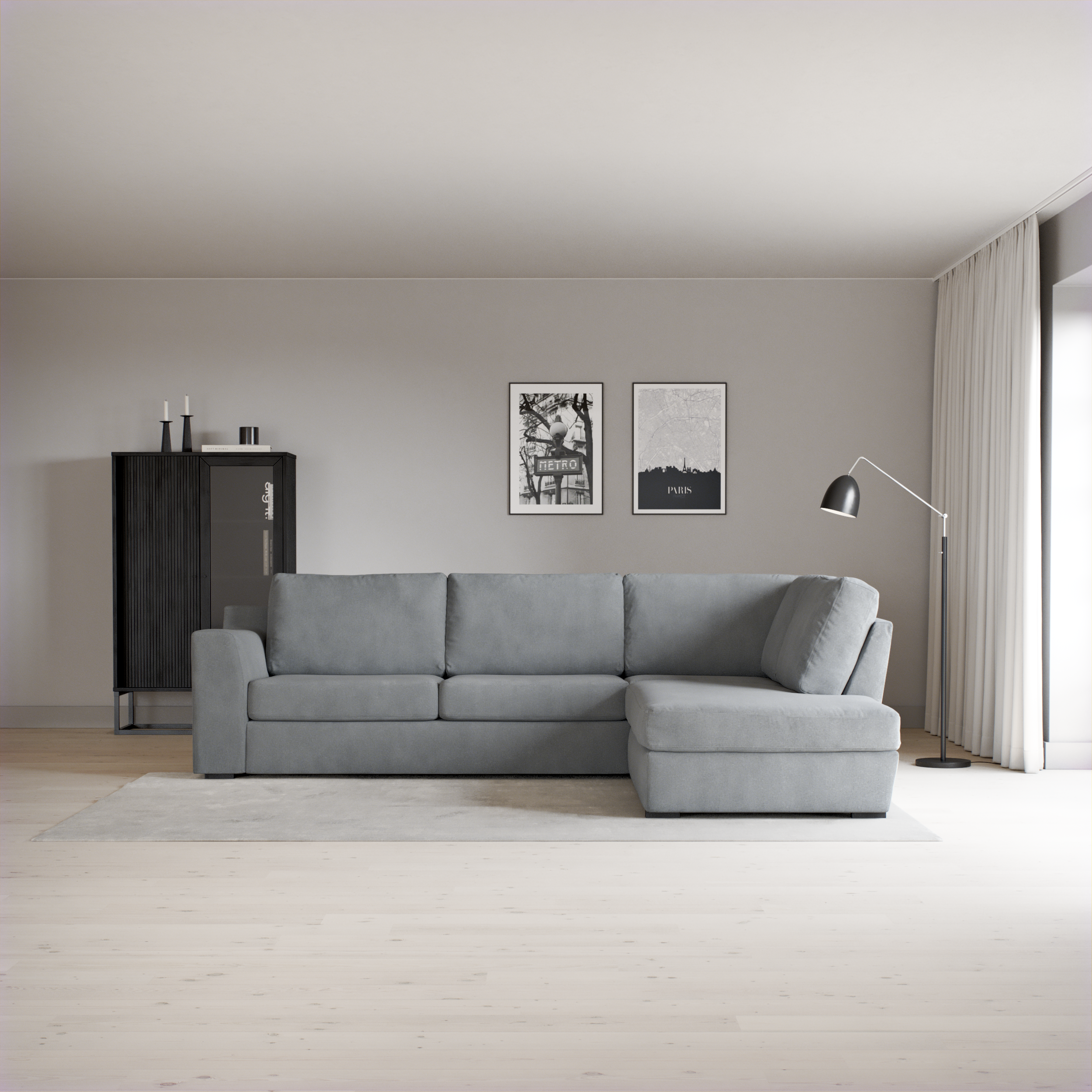 Friday - 2,5-sits soffa med divan höger - inspiration