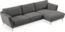 Madison Lux - 3-sits soffa med schäslong höger - Grå