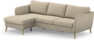 County - 3-sits soffa med flyttbar schäslong - Beige