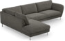Madison - 3-sits soffa med divan vänster - Grå