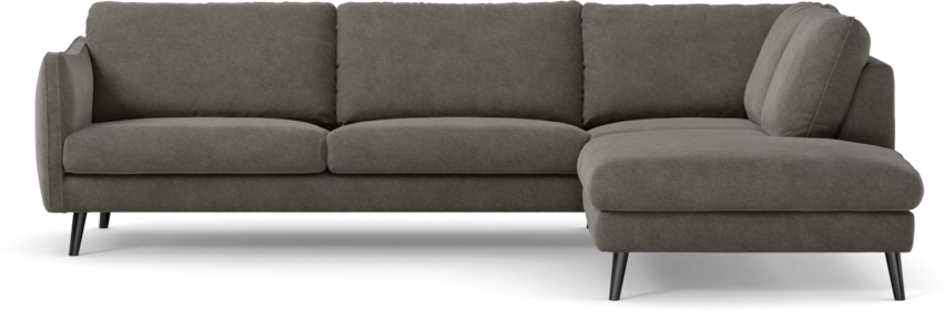 Madison Lux - 3-sits soffa med divan höger - Grå