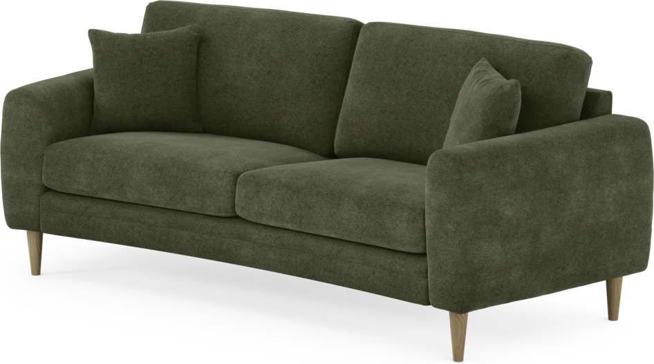 Eden - 2,5-sits soffa svängd - Grön
