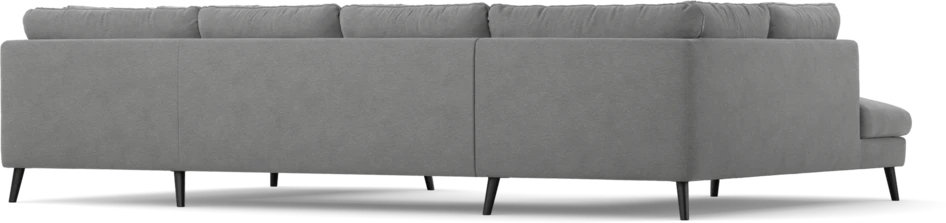 Madison Lux - 2-sits soffa med divan vänster och höger - Grå