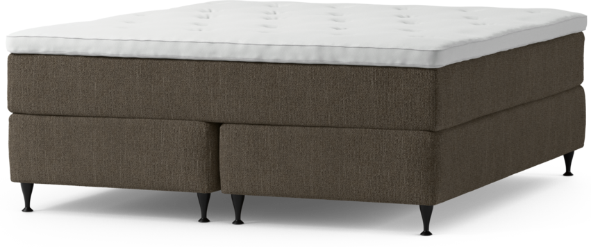 Delux Exclusive - Kontinentalsäng, dubbelsäng med bäddmadrass och sängben