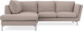 Madison - 2-sits soffa med divan vänster - Beige