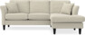 Eden - 2-sits soffa med schäslong - Beige