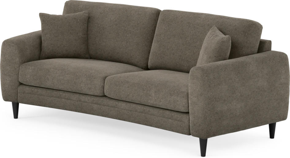 Eden - 2,5-sits soffa svängd - Brun