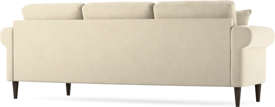 Eden - 3-sits soffa svängd - Beige