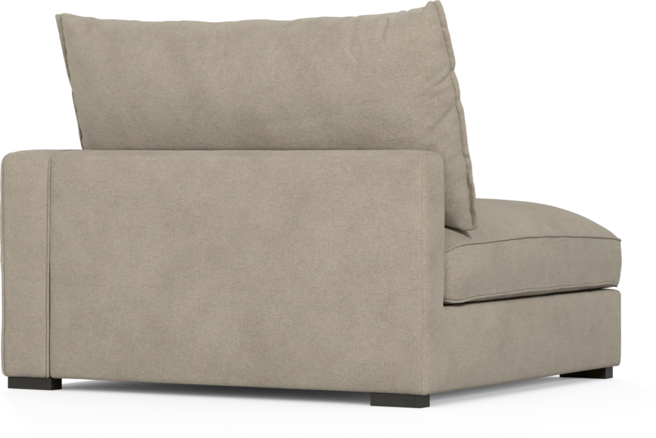 Rossi - 1,5-sits med armstöd höger - Beige