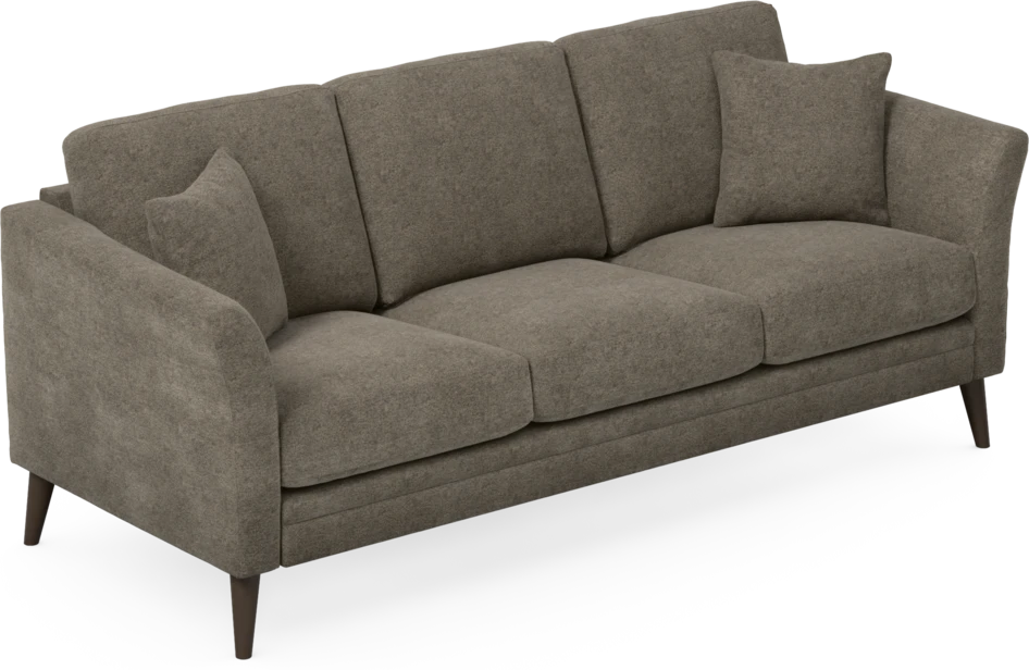 Eden - 3-sits soffa - Brun