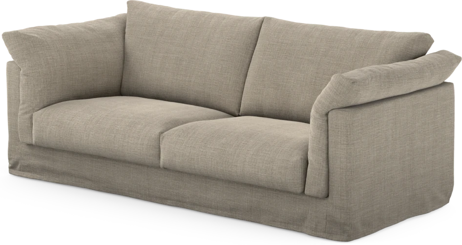 Cherrie - 2,5-sits soffa med kappa - Beige