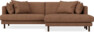 Harper - 4-sits med schäslong XL höger - Orange