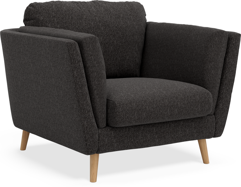 Madison Lux - Fåtölj, 70 cm - Svart