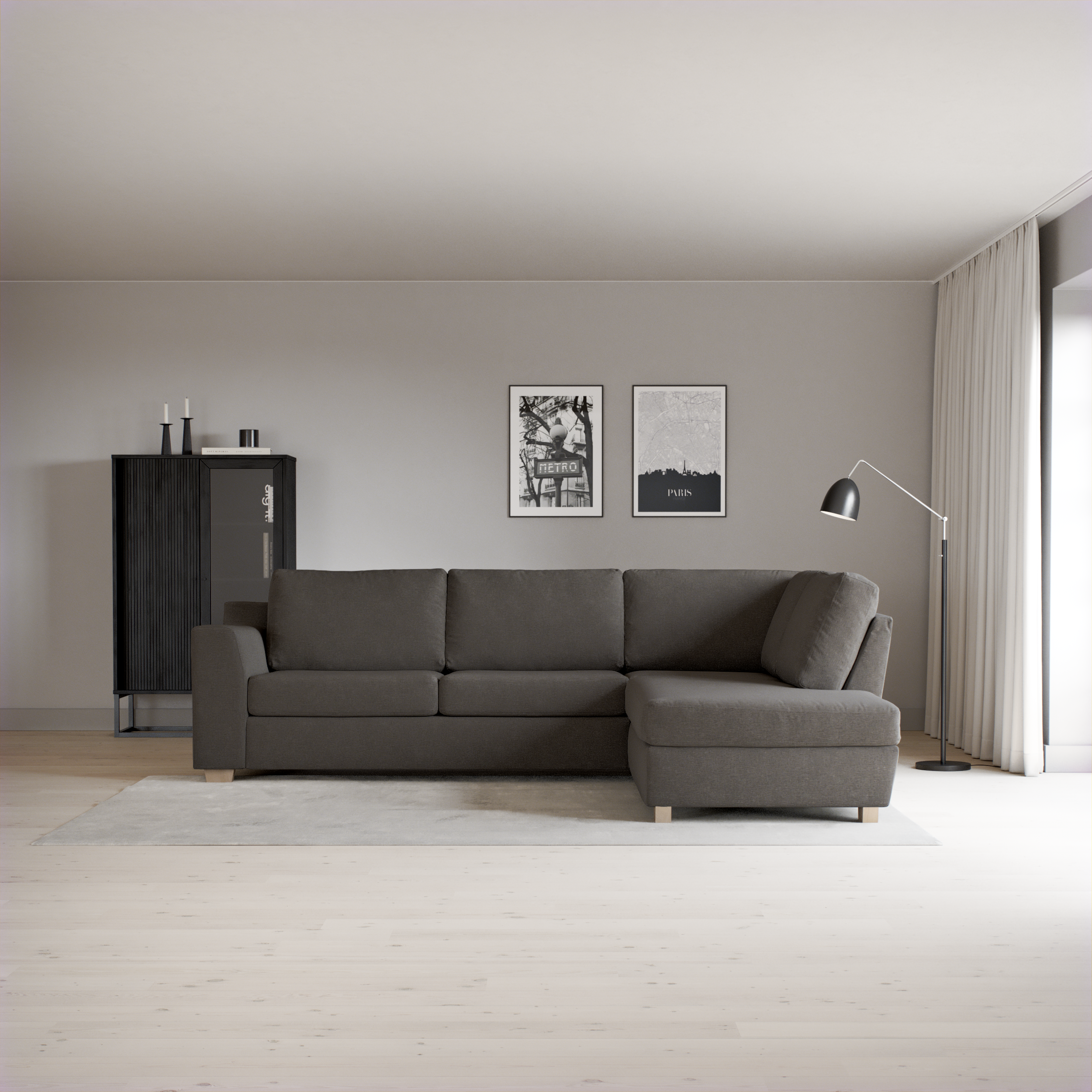Friday - 2,5-sits soffa med divan höger - inspiration