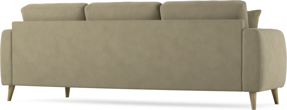 Eden - 3-sits soffa svängd - Beige