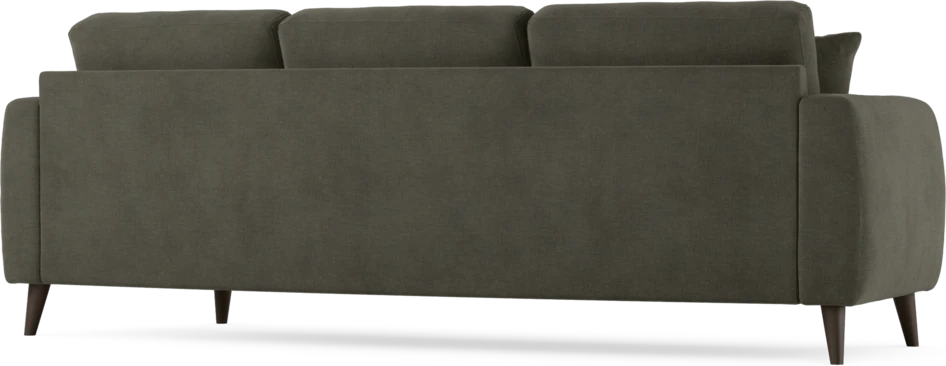 Eden - 3-sits soffa svängd - Grå