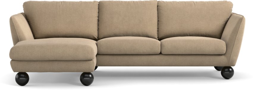 Madison Lux - 2-sits soffa med schäslong vänster - Beige