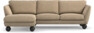 Madison Lux - 2-sits soffa med schäslong vänster - Beige