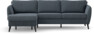 County - 3-sits soffa med flyttbar schäslong - Blå