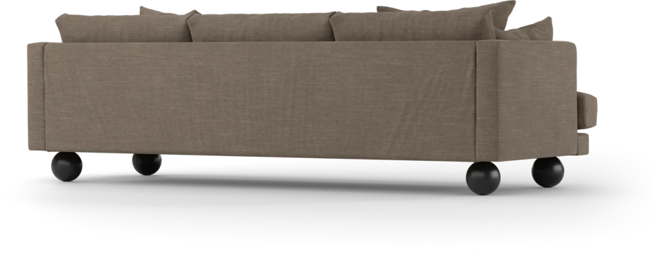 Harper - 4-sits soffa - Brun