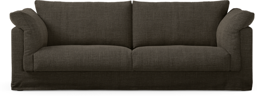 Cherrie - 3-sits soffa med kappa - Brun