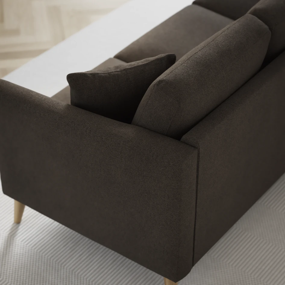 Eden - 2,5-sits soffa - Brun
