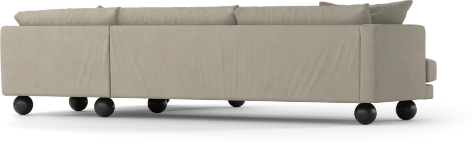 Harper - 3-sits soffa med divan höger - Beige