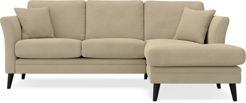 Eden - 2-sits soffa med schäslong - Beige