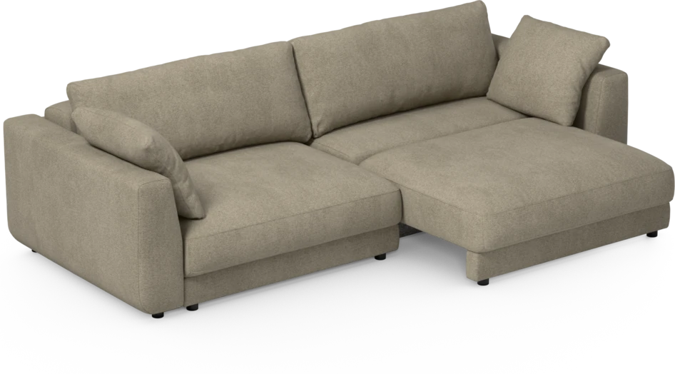 Amie - Bäddsoffa 4-sits - Grå