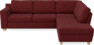 Friday - 2,5-sits soffa med divan höger - Rosa