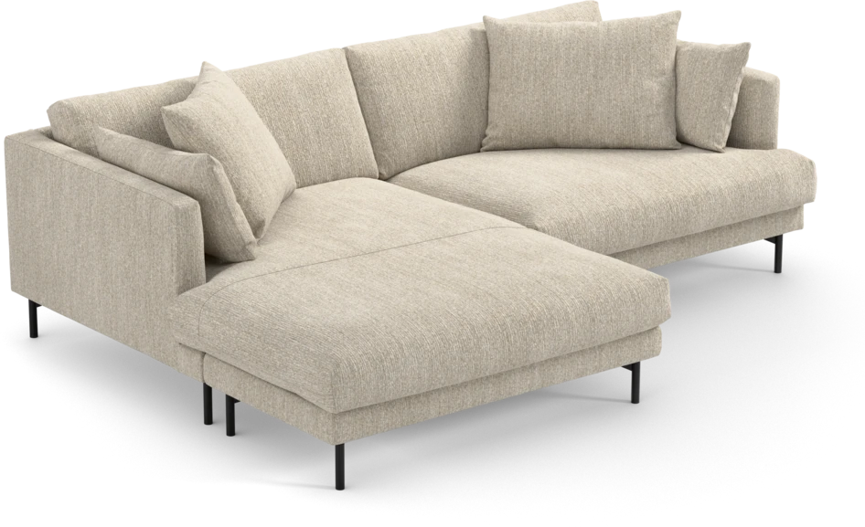 Harper - 4-sits med schäslong XL vänster - Beige