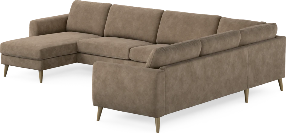 Bridge - Hörnsoffa, 3+2-sits med schäslong vänster - Beige